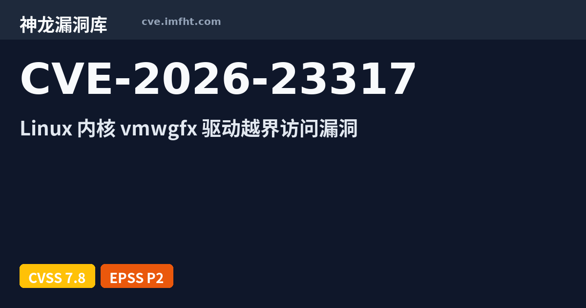 CVE-2026-23317: drm/vmwgfx: Return the correct value in vmw_translate ...