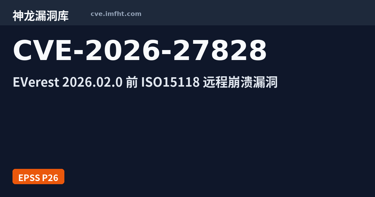 CVE-2026-27828: EVerest: ISO15118 session_setup use-after-free can ...