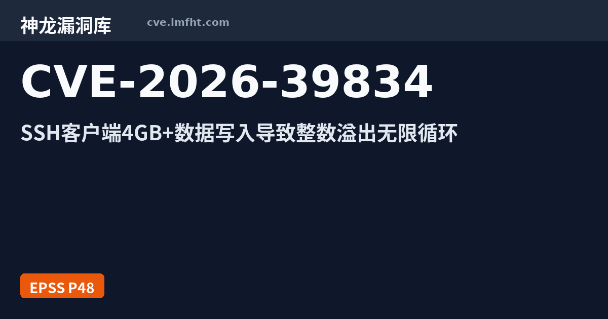 CVE-2026-39834: Google Go 安全漏洞 - 神龙漏洞库