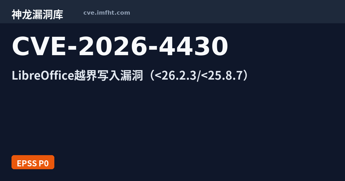 CVE-2026-4430: Heap Buffer Overflow in AgileEngine - Vulnerability Platform